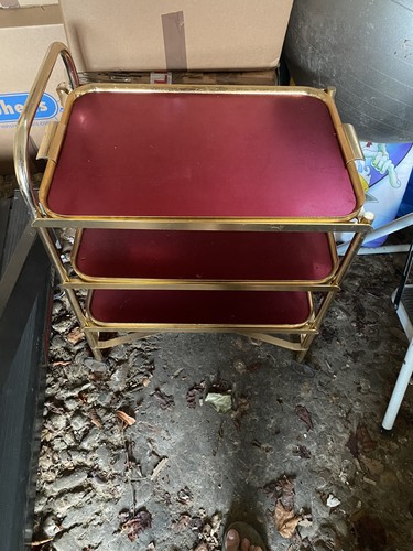 Vintage tier drinks trolley - 3,