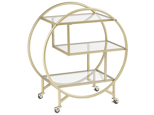 Metal drinks trolley - trolley, with