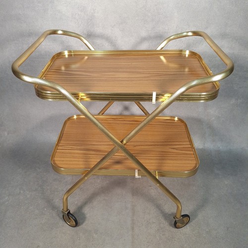 Folding drinks tea trolley - drinks,