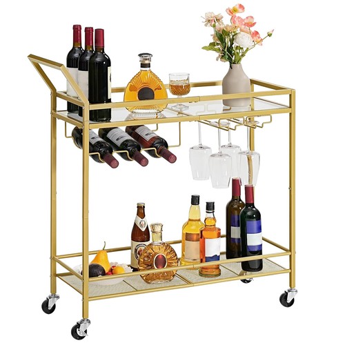 Hoobro drinks trolley - hoobro, gold