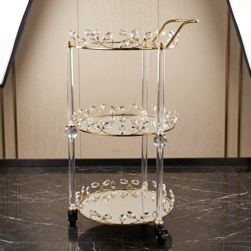 Luxury tier gold round bar - 3-tier,