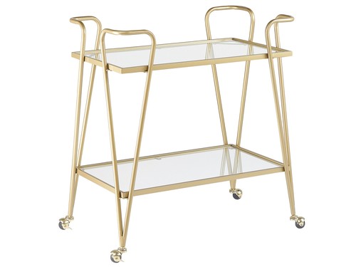 Metal drinks trolley - drinks, with