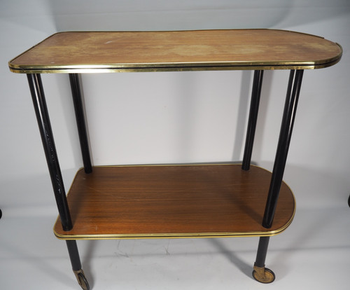 Two tier side table - two, wheeled