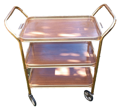 Vintage tier tea trolley - 3,