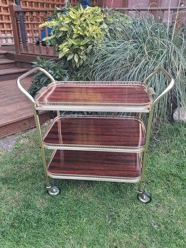 Vintage tier drinks trolley - 3,