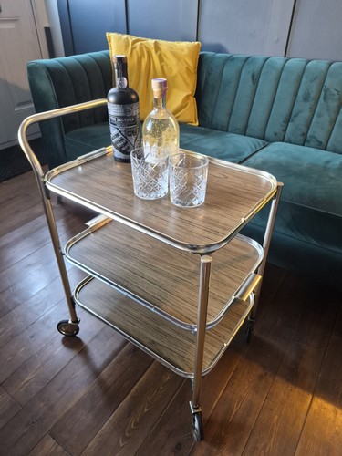 Vintage tea trolley drinks - tea,