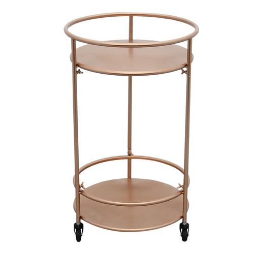 Tier rose gold bar cart - rose,