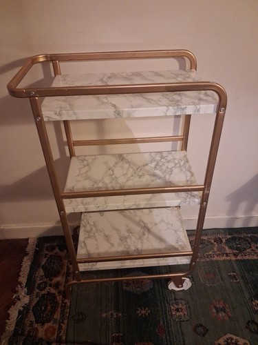 Gold framed tier drinks - gold-framed, 3-tier