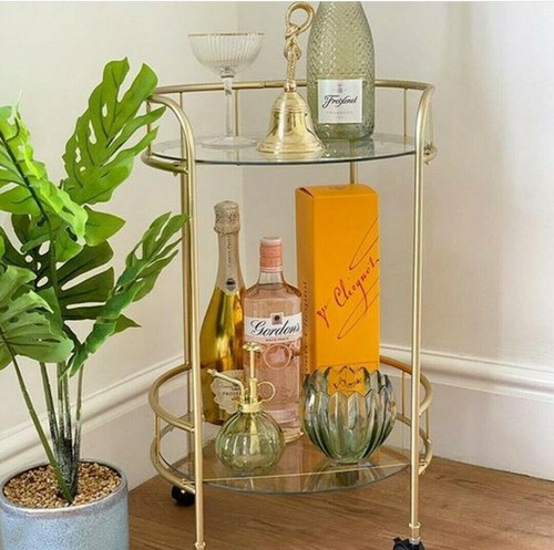 Drinks trolley with glass - drinks,