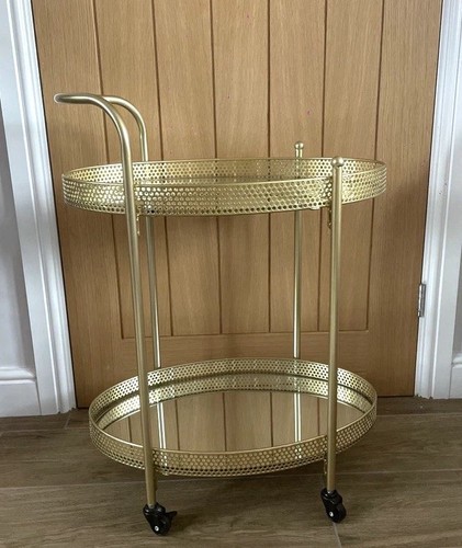 Gold oval drinks - oval,