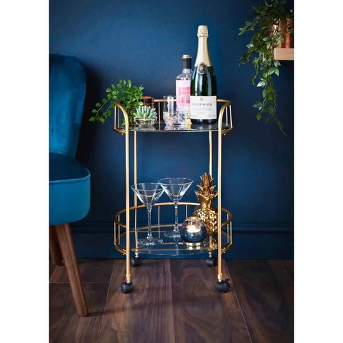 Round tier trolley - round,